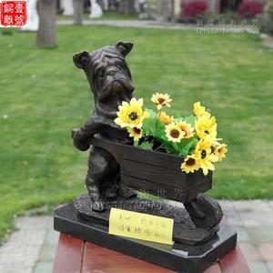 小狗銅雕塑動物銅雕塑
