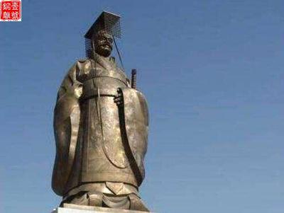 濱州秦始皇銅像