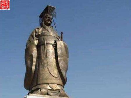 濱州秦始皇銅像