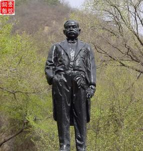 偉人銅像安放