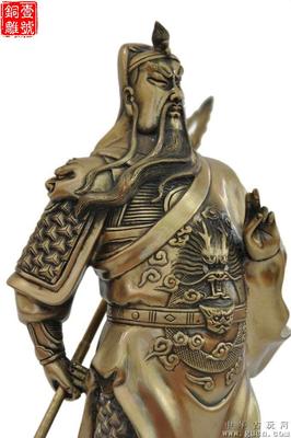 關(guān)公故里運(yùn)城的關(guān)公銅像