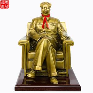 毛主席的銅像高度
