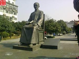 名人銅像制作過程