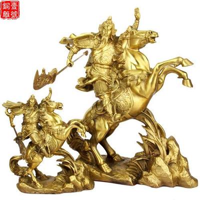 關(guān)羽騎馬銅像價格