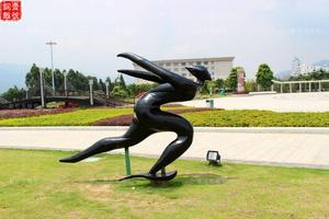 不銹鋼公園運動景觀雕塑