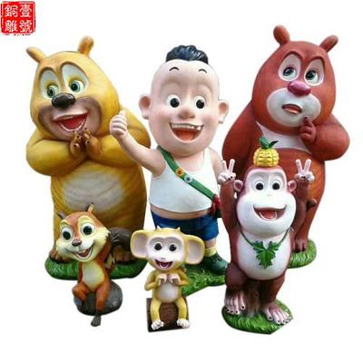 卡通人物雕塑制作過程
