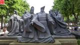 馬周與晉祠李世民銅像