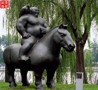供應(yīng)武士騎馬仿銅雕塑