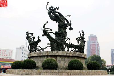 社區(qū)景觀雕塑_七仙女