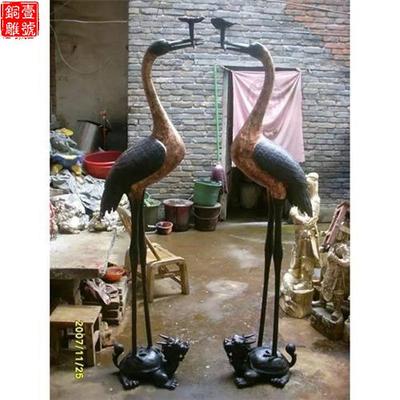 動(dòng)物銅雕塑銅仙鶴