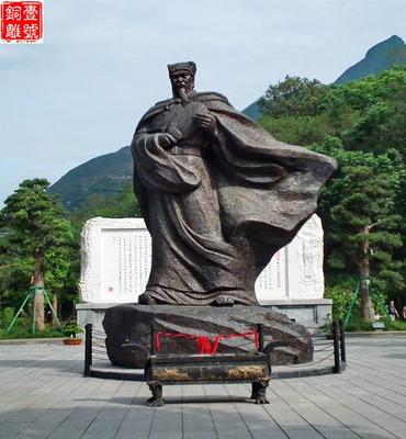 諸葛亮雕塑銅像