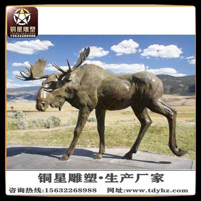 銅雕小鹿