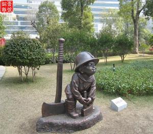 不銹鋼仿銅雕塑