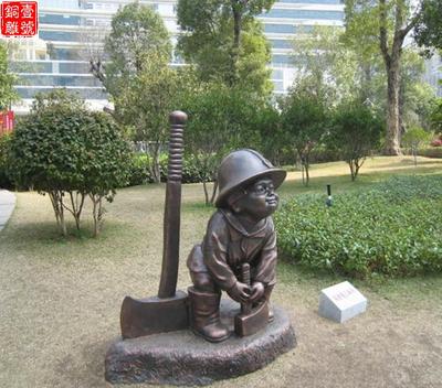不銹鋼仿銅雕塑