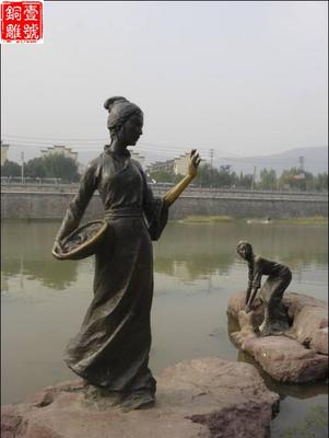 古代人物銅雕塑廠家