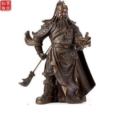 關(guān)公銅像柜子