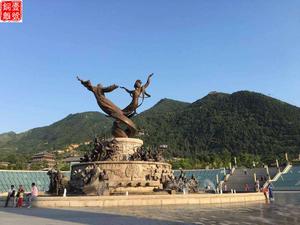 華山論劍演員人物雕塑