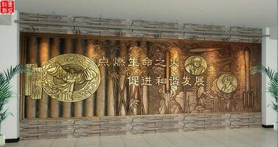 校園墻面景觀雕塑設(shè)計圖片