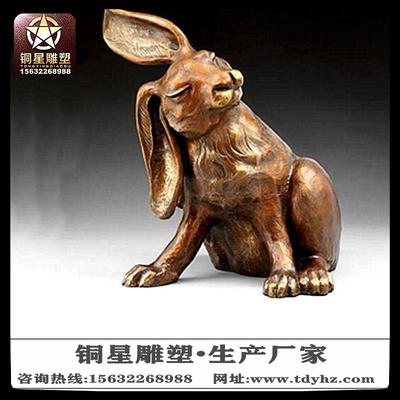 兔子雕塑動物圖片