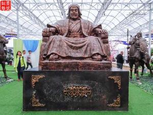 北京銅雕大師 成吉思汗