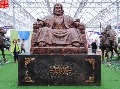 北京銅雕大師 成吉思汗
