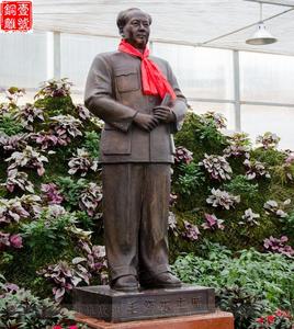 毛主席銅像廣場日月