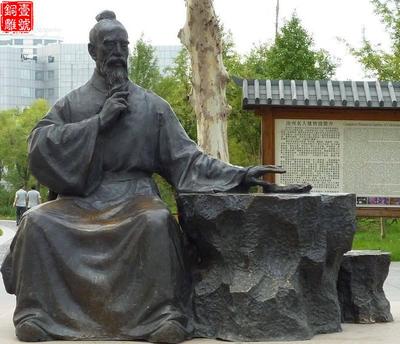 李時珍銅像落成