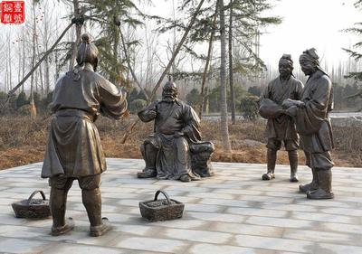 銅雕主題人物雕塑制作