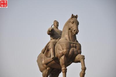 太原晉祠李世民銅像