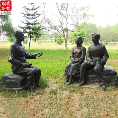 安陽人物玻璃鋼雕塑