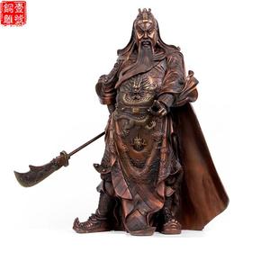 開眼關(guān)公銅像