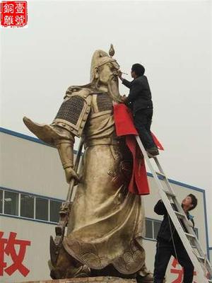 山西高78米關(guān)公銅像