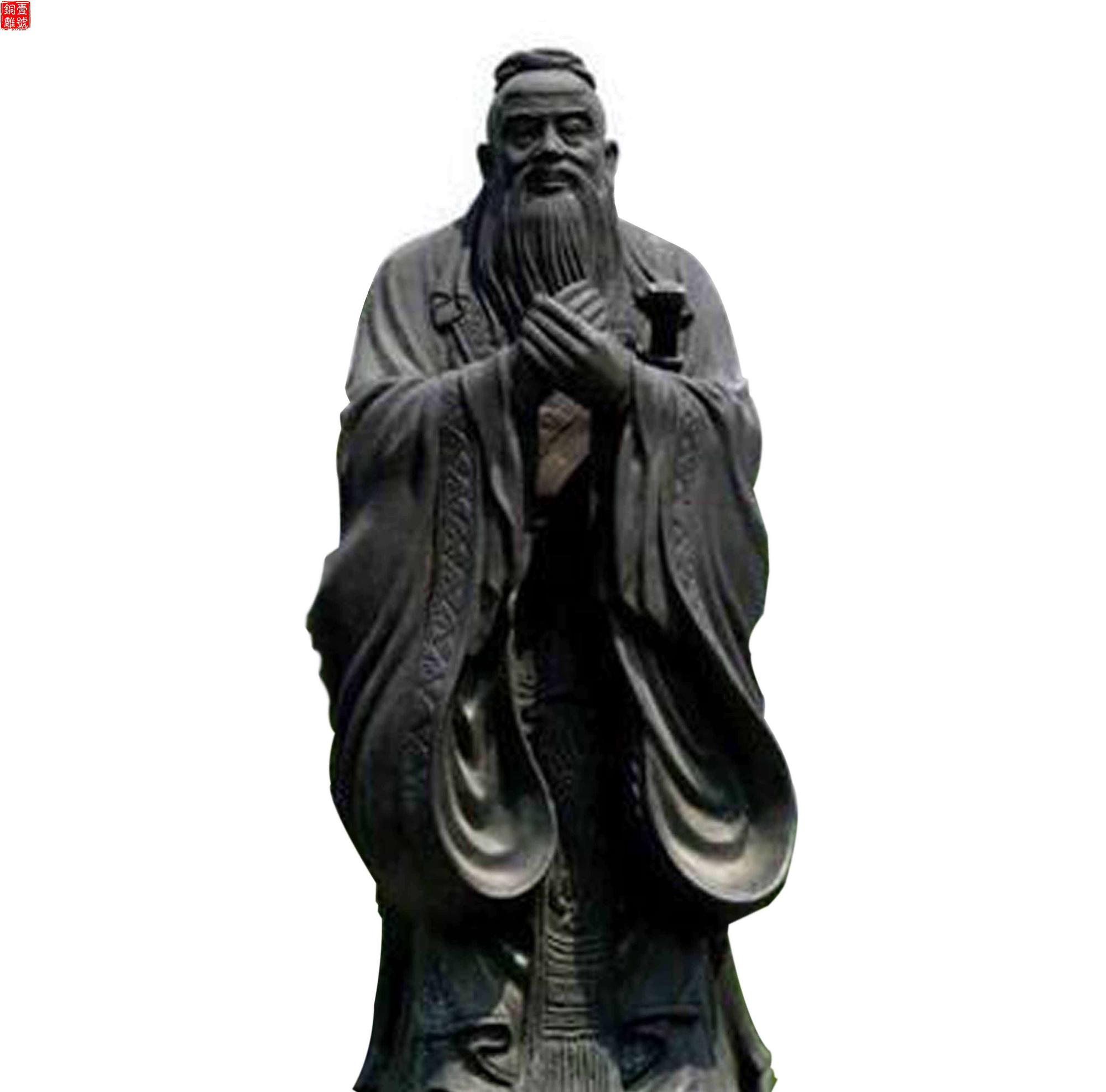 孔子雕塑圖片