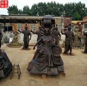 河南泥塑人物雕塑