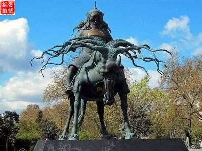 郭爾羅斯成吉思汗銅像