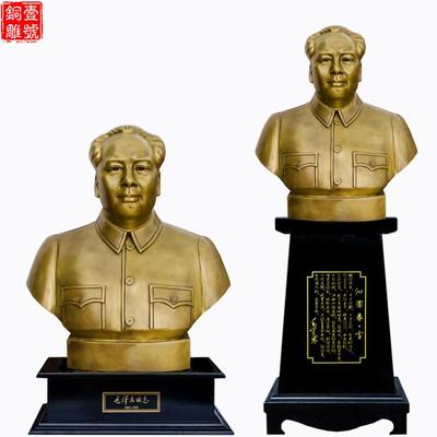 毛主席銅像進(jìn)獻(xiàn)花籃