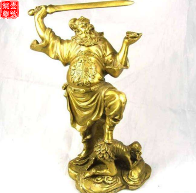 鐘馗銅像擺放圖片