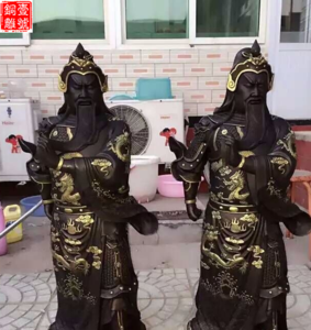 80公分關(guān)公鑄銅像