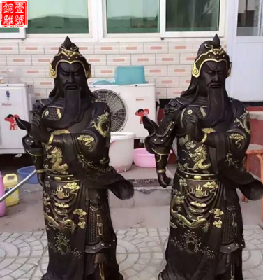80公分關(guān)公鑄銅像