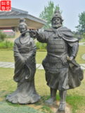 項羽銅像效果圖