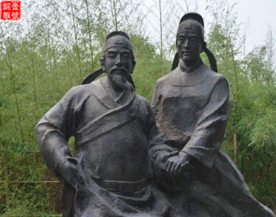 大廨杜甫銅像