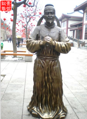 玻璃鋼古代人物雕塑設(shè)計