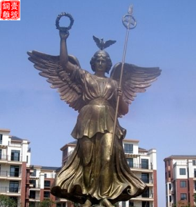 銅雕西方人物