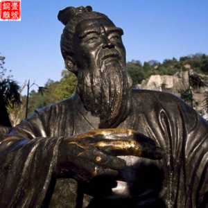 銅制人物銅像