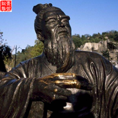 劉備青銅像