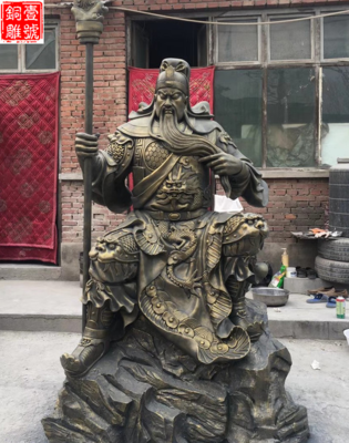 潘家園關(guān)公銅像