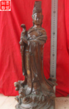 梁晚年作媽祖銅像