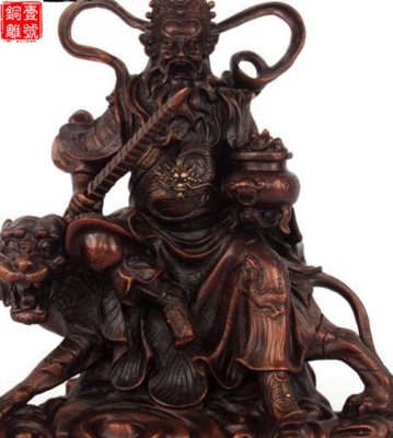趙公明銅像怎么擺