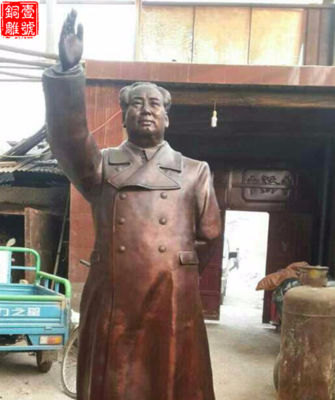 韶山毛主席銅像開光