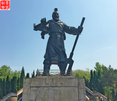 大禹銅像圖片